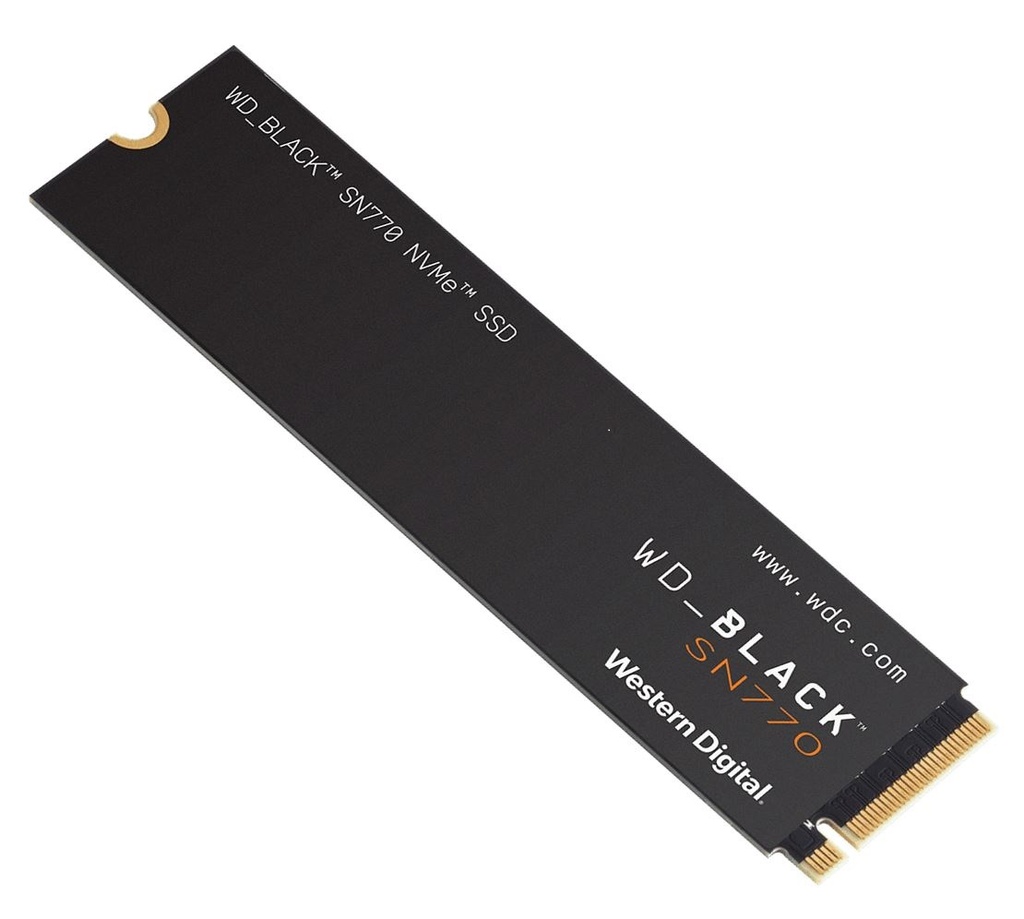 718037887326 Western Digital WD Black SN770 250GB Gen4 NVMe SSD - 4000MB/s 2000MB/s R/W 200TBW 240K/470K IOPS 1.75M Hrs MTBF M.2 PCIe4.0 5yrs ~WDS250G1B0E