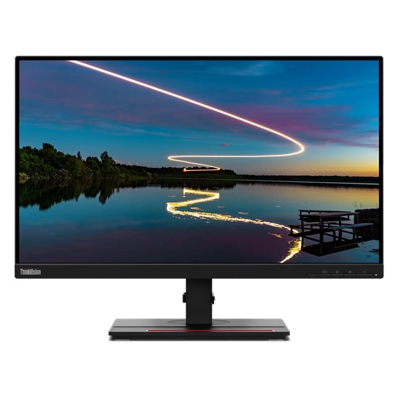 195713896764 LENOVO ThinkVision T24m-20 23.8"/24" 60Hz FHD IPS Monitor USB-C Dock 1920x1080 Height Adjust Tilt Swivel Pivot Daisy Chain HDMI DP LAN 4xUSB Hub VESA