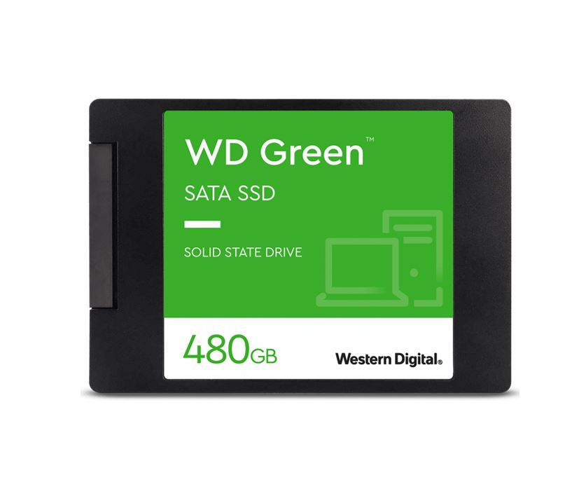 718037894348 Western Digital WD Green 480GB 2.5" SATA SSD 545R/430W MB/s 80TBW 3D NAND 7mm 3 Years Warranty