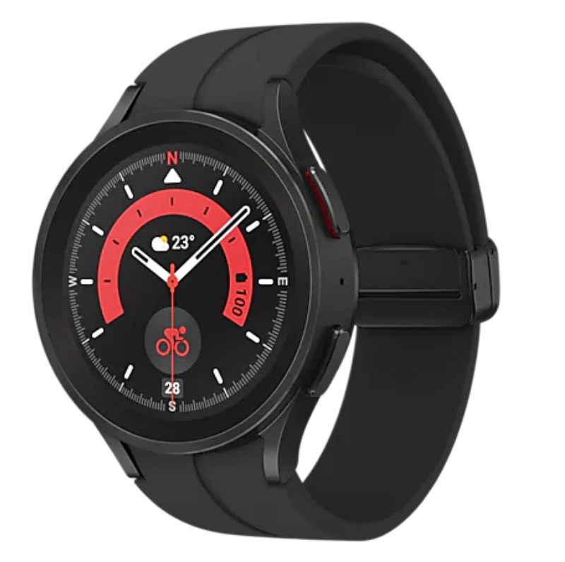 8806094549621 Samsung Galaxy Watch5 Pro Bluetooth + 4G (45mm) - Black Titanium (SM-R925FZKAXSA), 1.4" Super AMOLED, 1.18GHz, Dual-Core, 1.5GB/16GB, NFC, 590mAh
