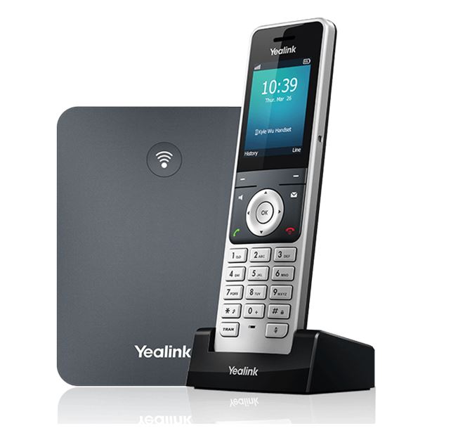 6938818308671 Yealink W76P High-Performance IP DECT Solution including W56H Handset and W70B Base Station, Up to 20 simultaneous calls, Flexible Noise Reduction
