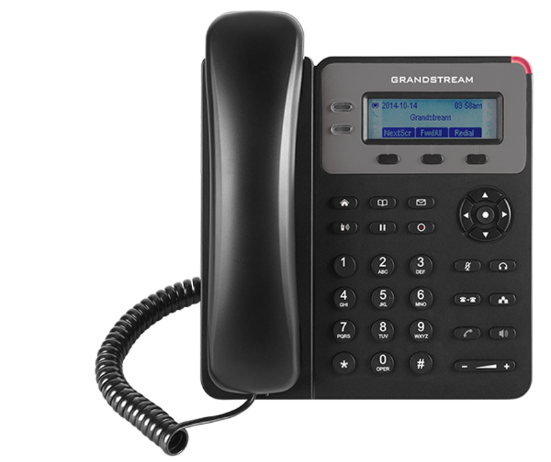 6947273702146 *LS* Grandstream GXP1615 1 Line IP Phone, 1 SIP Account, 132x48 Colour LCD Screen, HD Audio, Powerable Via PoE *Last Stock*