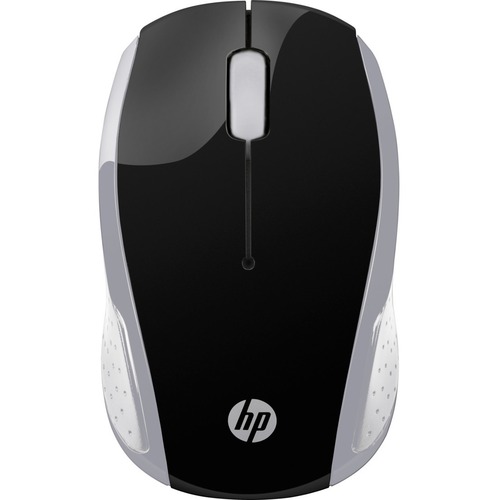 191628416486 HP Wireless Mouse 200 2.4GHz USB Wireless Dongle all-day comfort design for both hand Black/Silver