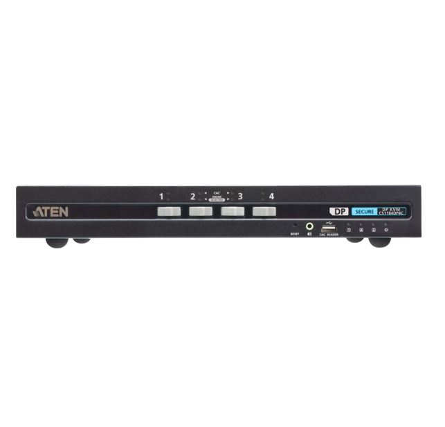 KVA-CS1184DP4C Aten 4-Port USB DisplayPort Secure KVM Switch with CAC (PSD PP v4.0 Compliant)
