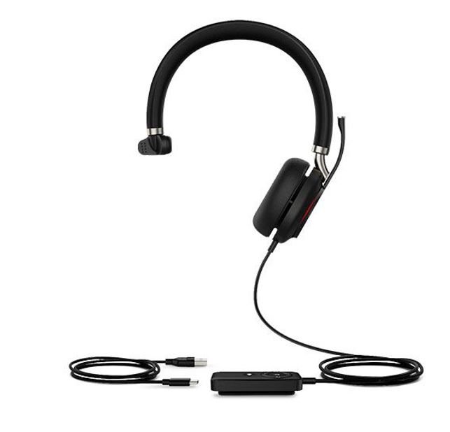 6938818308879 Yealink UH38 Mono USB and Bluetooth Headset, USB-C, UC Call Controller, Dual Noise-Canceling Mics, Busy Light, Microsoft Teams  UC Certified