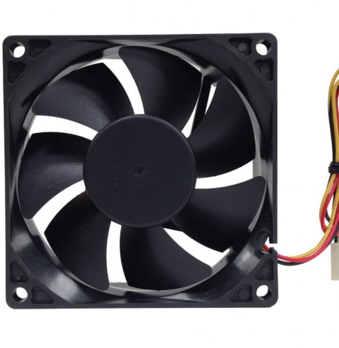 80TFXFAN-SPIN Aywun 80mm TFX Silent PSU Fan -  Fan only no Screw for Aywun SQ05 TFX PSU 2500rpm. Mini 2Pin Connector.