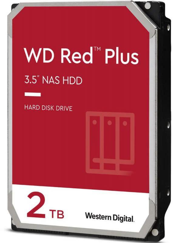 WD20EFPX-68C4TN0 Western Digital 2TB WD Red Plus NAS Hard Drive 3.5-Inch -Transfer Rate up to 215MB/s -5640 RPM -Cache Size 512MB -3-Year Limited Warranty WD20EFPX