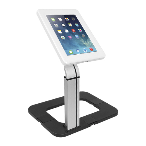 6956745168274 Brateck Anti-theft Countertop Tablet Kiosk Stand with Aluminum Base Fit Screen Size  9.7”-10.1” (LS)
