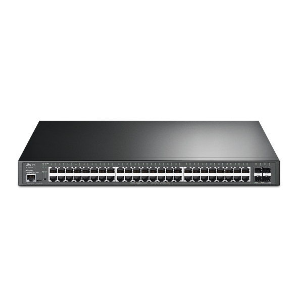 6935364006495 TP-Link SG3452XP JetStream 48-Port Gigabit and 4-Port 10GE SFP+ L2+ Managed Switch with 48-Port PoE+  Omada, 48× Gigabit PoE+ Ports, 4× 10G SFP+ Slots
