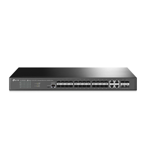 4897098688212 TP-Link SG3428XF Omada 24-Port SFP L2+ Managed Switch with 4 10GE SFP+ Slots, Integration with Omada SDN Controller