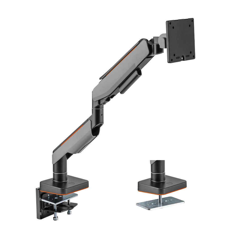 6956745170192 Brateck Single Heavy-Duty Gaming Monitor Arm Fit Most 17"-49" Monitor Up to 20KG VESA 75x75,100x100 (LS)