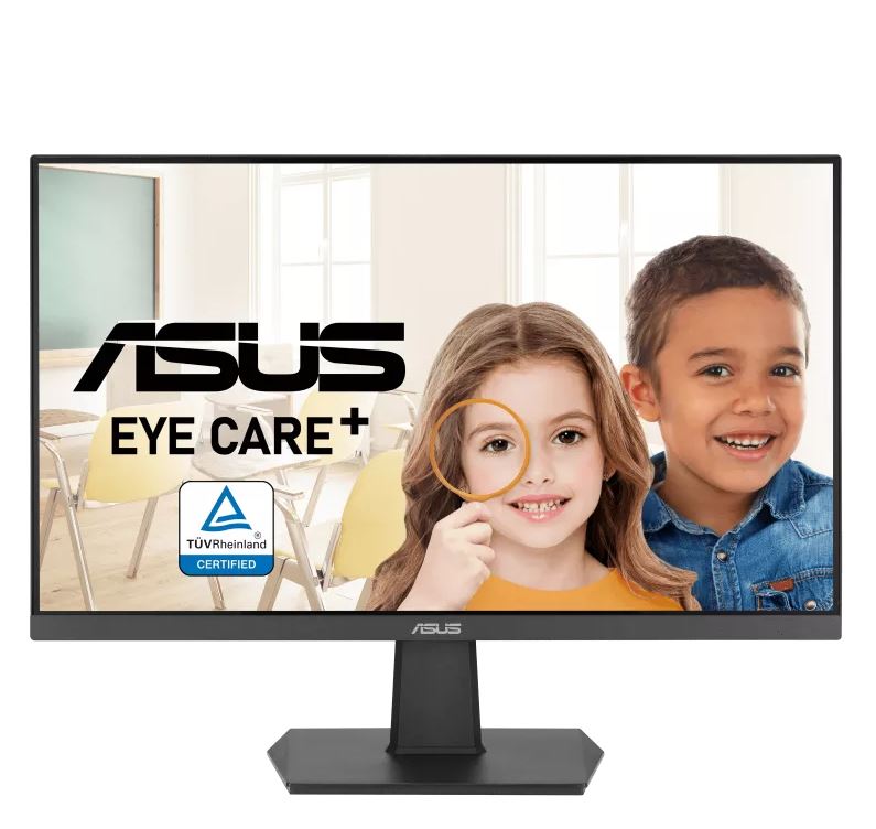 4711387078310 ASUS VA27EHF 27" Eye Care Gaming Monitor, IPS, Full HD, Frameless, 100Hz, Adaptive-Sync, 1ms MPRT, 1x HDMI, Low Blue Light, Zero Dead Pixel Policy