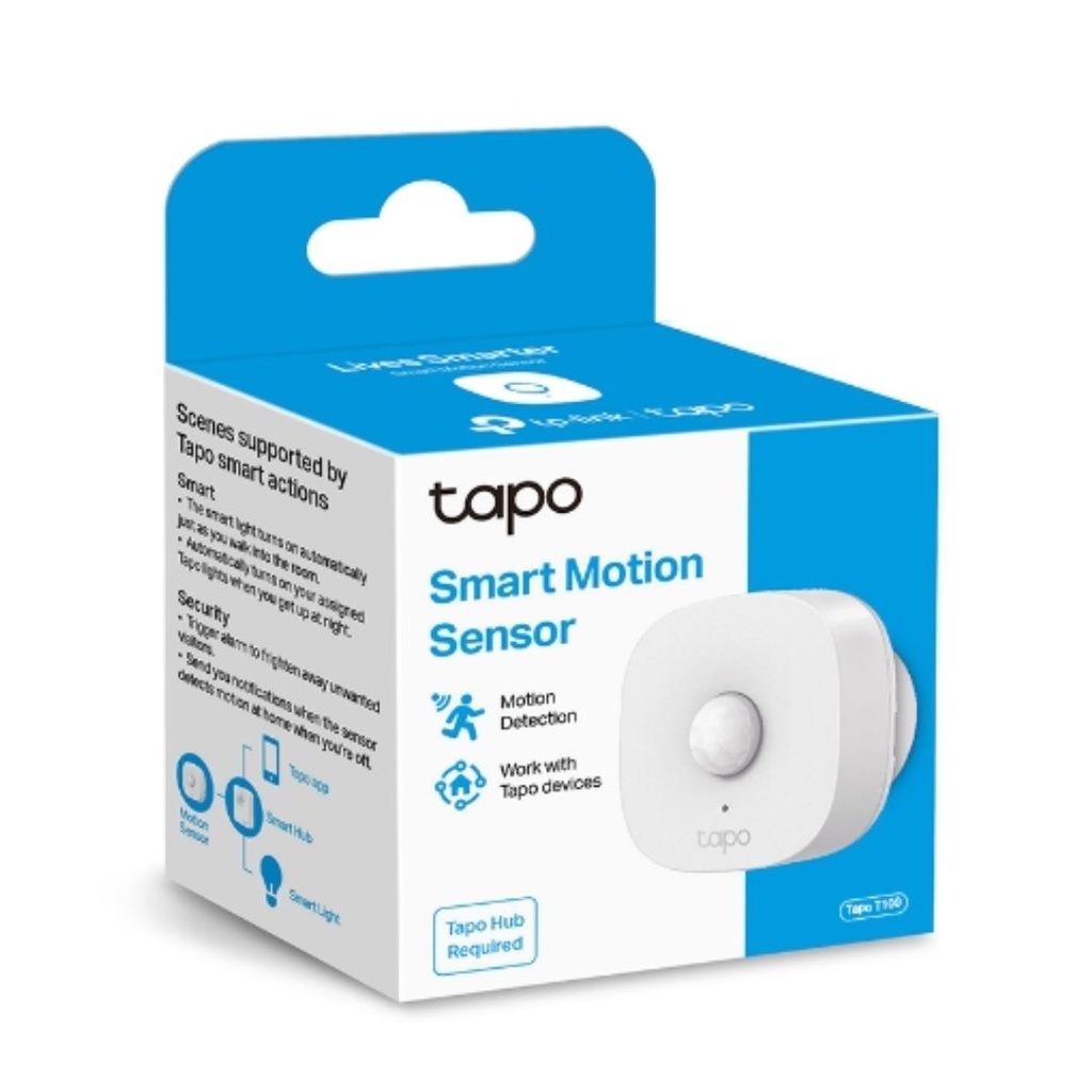 4897098687284 TP-Link Tapo Smart Motion Sensor, Wide Range Detection, Motion-Activated Light, Energy Saving, Instant Alerts  App Notification
