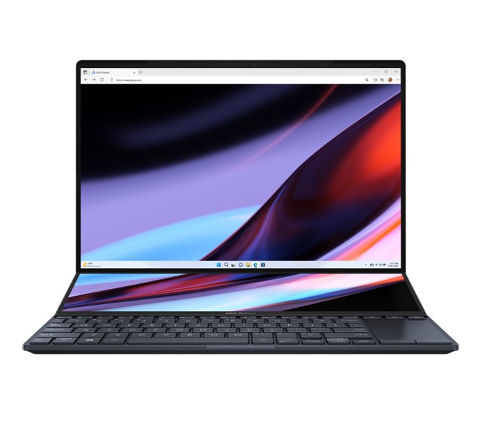 4711387115480 ASUS ZenBook Pro 14 Duo 14.5" 2.8K OLED TOUCH Intel i9-13900H 32GB DDR5 1TB SSD WIN 11 PRO nVidia RTX 4050 Touchpad Pen Backlit 1.7kg 1yr wty