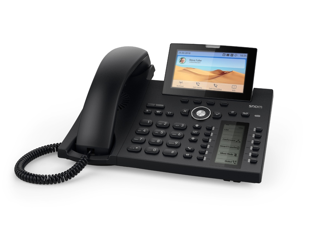 4260059583855 Snom D385N 12 Line Professional IP Phone, 4.3" Hi-Res Display With Backlight