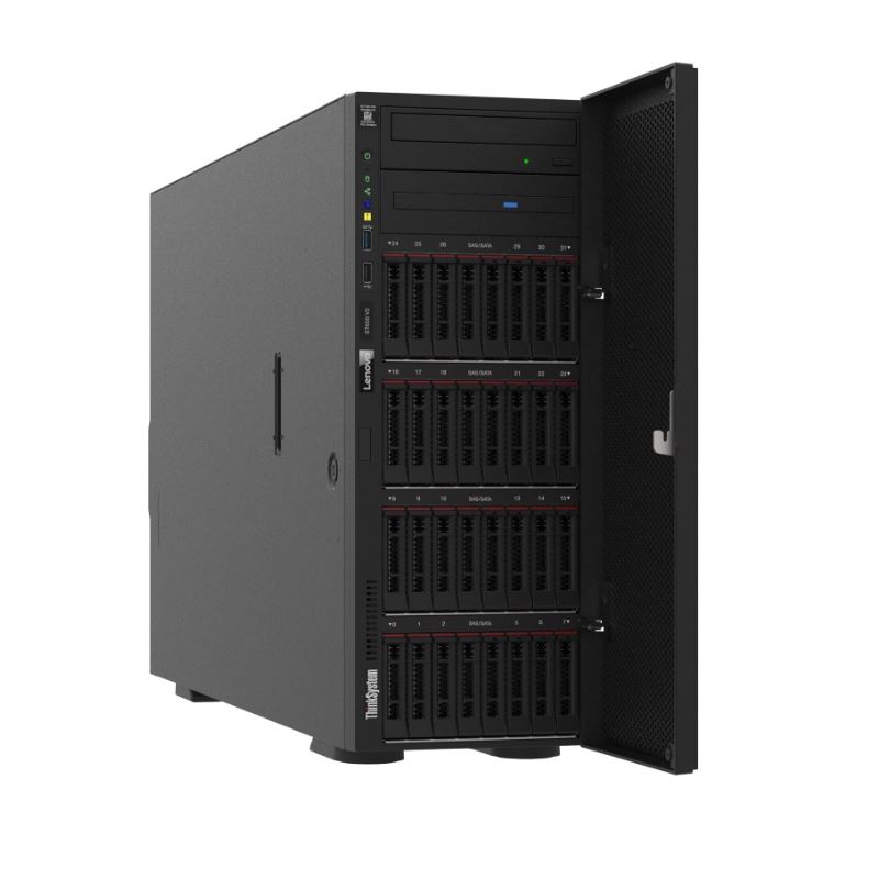 SVL-ST650V2-7Z74A03E LENOVO ThinkSystem ST650 V2, 1xIntel Xeon Silver 4310 12C 2.1GHz 120W, SFF,1x32GB 2Rx4, ThinkSystem RAID 9350-8i 2GB Flash PCIe 12Gb Adapter, 1x750W,
