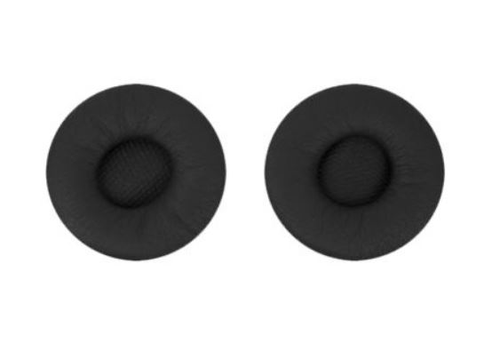 5706991010213 Jabra Earpads For 900/9400 Series,2Pcs, Larger Leather Ear Cushions for Jabra Pro 9400/900 (5.5 cm diameter), 3-5 dB More Passive NC Than the Standard