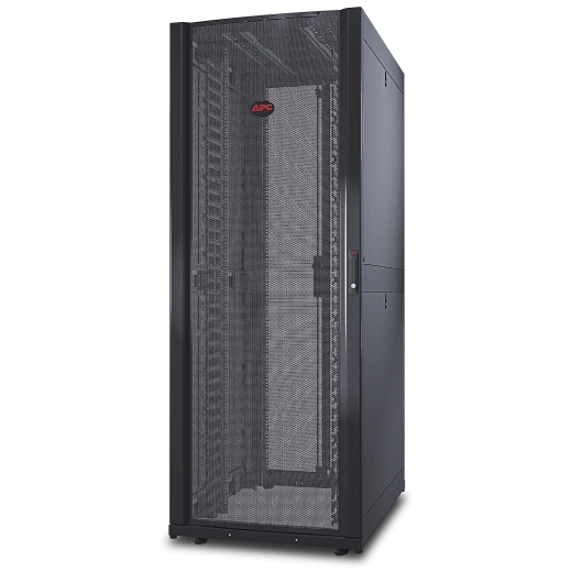 UPA-AR3140 APC NetShelter SX, Networking Rack Enclosure, 42U, Black, 1991H x 750W x 1070D mm with Casters, Feet, Vertical Cable Managers, Side Panels