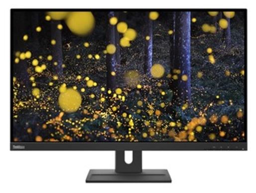 195713992152 LENOVO ThinkVision E27q-20 27" 75Hz QHD IPS Monitor 2K 2560x1440 16:9 4ms Height Adjustable Tilt Swivel Pivot DP HDMI 3yr wty