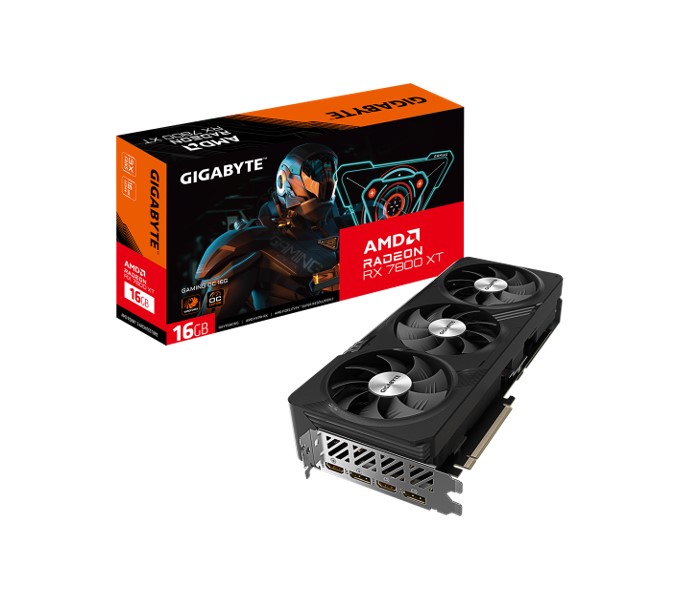 4719331314514 Gigabyte AMD Radeon RX 7800 XT Gaming OC 16G Video card, PCI-E 4.0, GDDR6, 2x DP2.1, 2x HDMI 2.1(NEW) 9.6