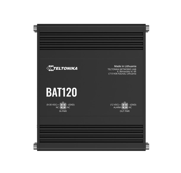4779027312910 Teltonika Uninterruptable Power Supplies, Two 4-pin DC ports Power Supply, DIN rail and surface mounting options - 6hrs Runtime at Full Load