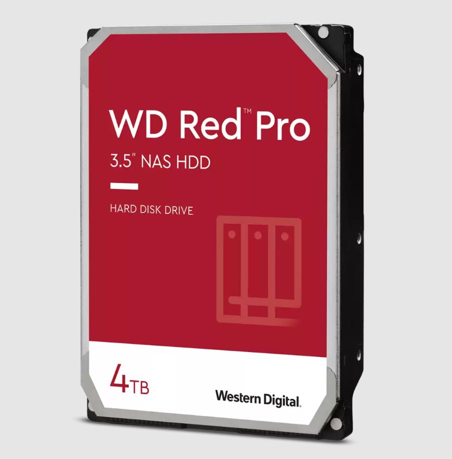 WD4005FFBX-68CAUN0 WD Red Pro 4TB 3.5" NAS Hard Drive 7200RPM 256MB Cache 24x7 NASware 5yrs wty