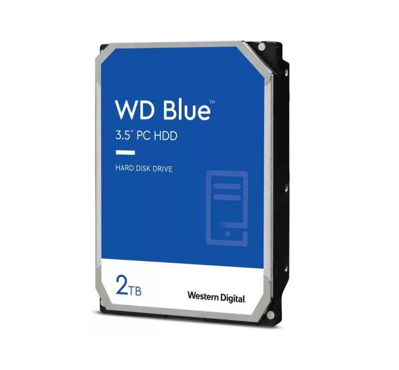 WD20EZBX-00AYRA0 Western Digital WD Blue 2TB 3.5" HDD SATA 6Gb/s 7200RPM 256MB Cache SMR Tech 2yrs Wty