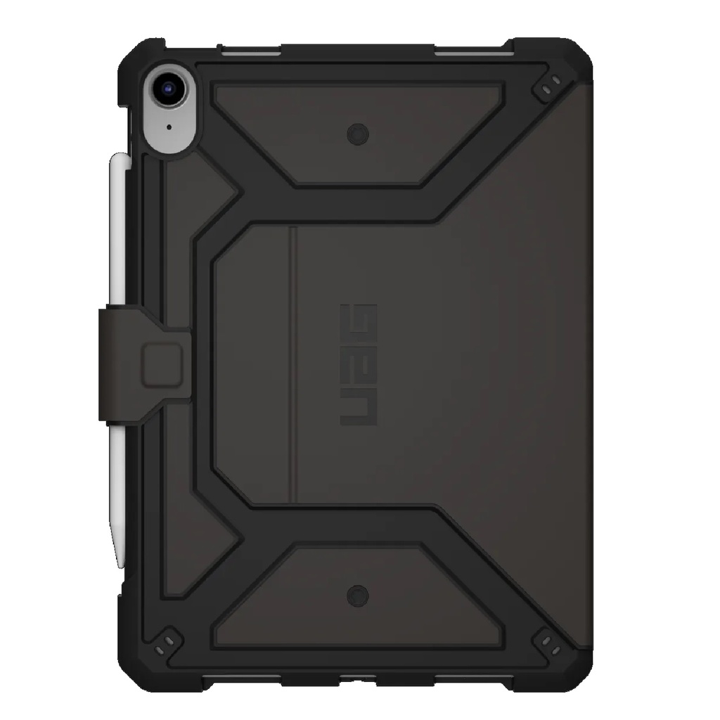 810070368098 UAG Metropolis SE Apple iPad (10.9") (10th Gen) Folio Rugged Case - Black (12339X114040), DROP+ Military Standard, Adjustable Stand, 1 Year Warranty