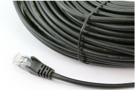 9420066900068 8Ware CAT6A Cable 30m - Black Color RJ45 Ethernet Network LAN UTP Patch Cord Snagless
