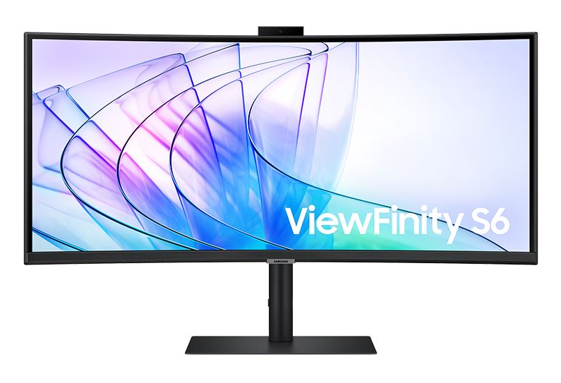 8806094985726 Samsung 34" ViewFinity S65VC UWQHD Ultra 3440x1440 1000R 5ms VA Curved DP HDMI Headphone USB-C LAN HAS Tilt Swivel Business IR Camera Monitor