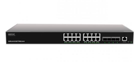 6947273704072 Grandstream IPG-GWN7812P Enterprise-Grade Layer 3 Managed Network switch with 16 RJ45 Gigabit Ethernet ports