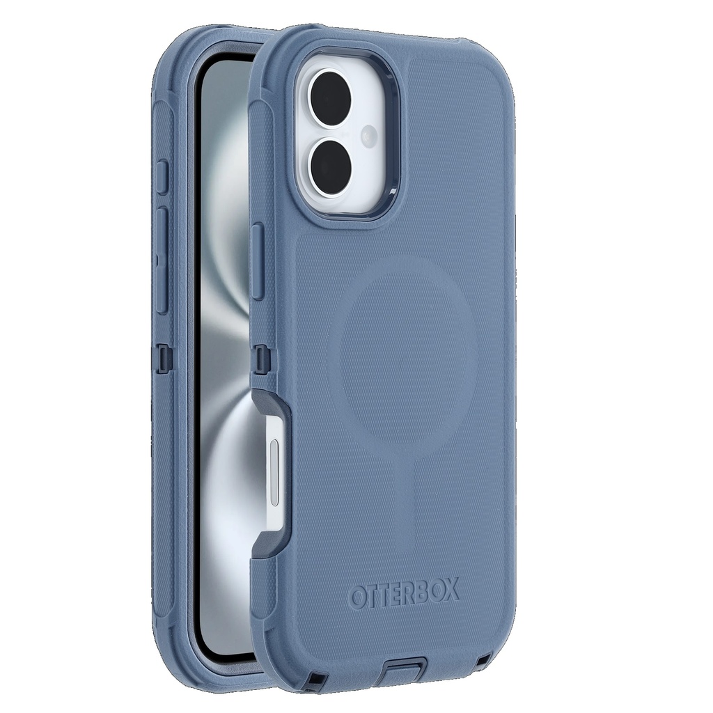 840304767823 OtterBox Defender MagSafe Apple iPhone 16 Plus (6.7") Case Baby Blue Jeans - (77-95946),DROP+ 7X Military Standard,Tri-Layer, 7 Years Warranty