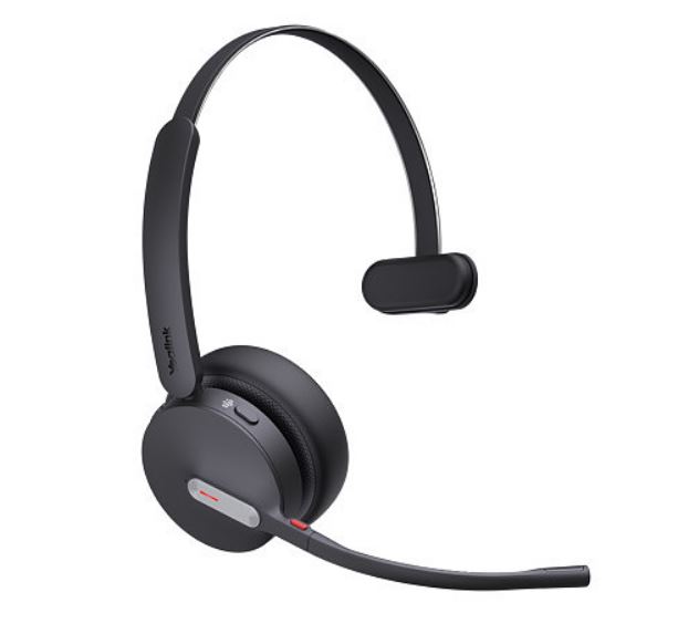 6938818318380 Yealink BH70 Bluetooth Wireless Mono Headset UC USB-C, Microsoft Teams  UC Certified, 3-Mic Noise Cancellation, 35 Hours Talk Time,Wearing Comfort