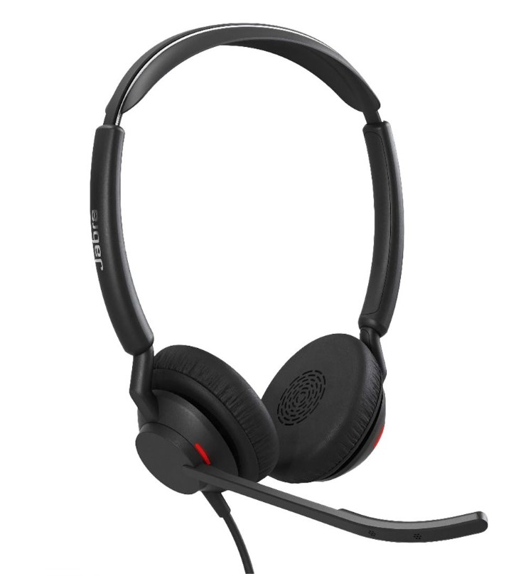 SPJ-E-50II-MS-S-A Jabra Engage 50 II MS Stereo Corded USB-A Headset Link, Best Headset for Clear Customer Calls, Lightweight, Hearing Protection, Smartringer, Busylight