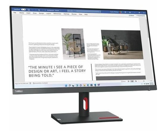 196803503296 LENOVO ThinkVision S27i-30 27" FHD 100Hz FreeSync LED IPS Monitor 1920x1080 4ms 16:9 Tilt Adjustable VGA HDMI 3.5mm Out VESA 3yrs