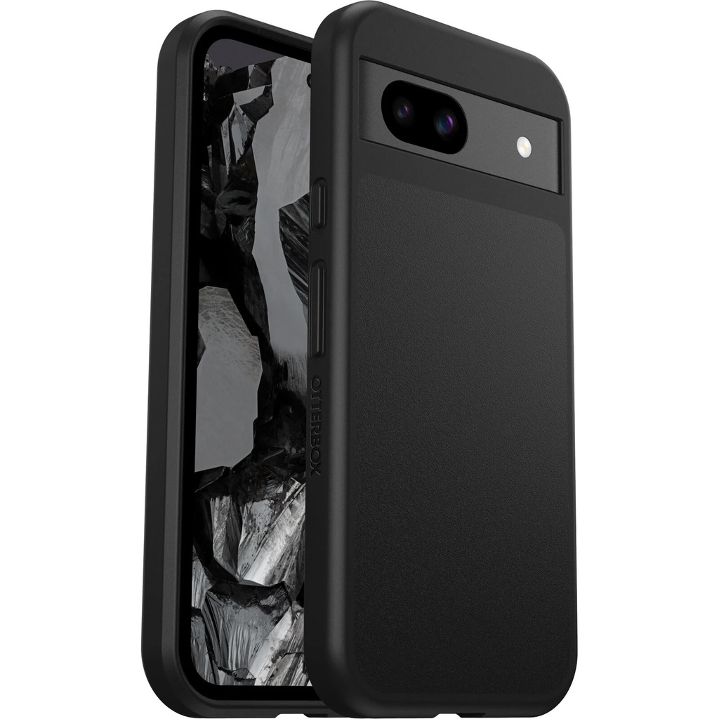 840304759545 OtterBox React Google Pixel 8A (6.1") Case Black - (77-95308), DROP+ Military Standard,Raised Edges,Hard Case, 7 Years Warranty