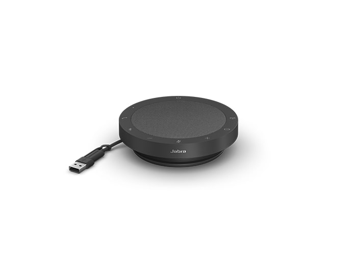 SPJ-SPK2-55-UC Jabra, Speak2 55, UC, Speakerphone,  Connect via Wired USB - USB-A/ USB-C and to Mobile via Bluetooth, Battery Life Lasts Up to 12 Hours