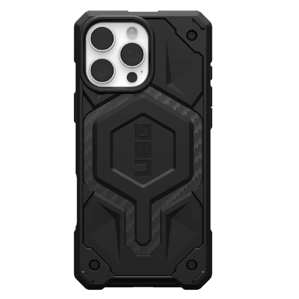 840283914560 UAG Monarch Pro Apple iPhone 16 Pro Max (6.9") Rugged Case - Carbon Fiber(114457114242),25ft. Drop Protection(7.6M), 10 Years Warranty