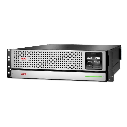 731304347569 APC Smart-UPS On-Line, 3kVA, Rackmount 3U, 230V, 6x C13+2x C19 IEC outlets, Network Card,Extended runtime, W/ rail kit,W/ Lithium-ion external battery
