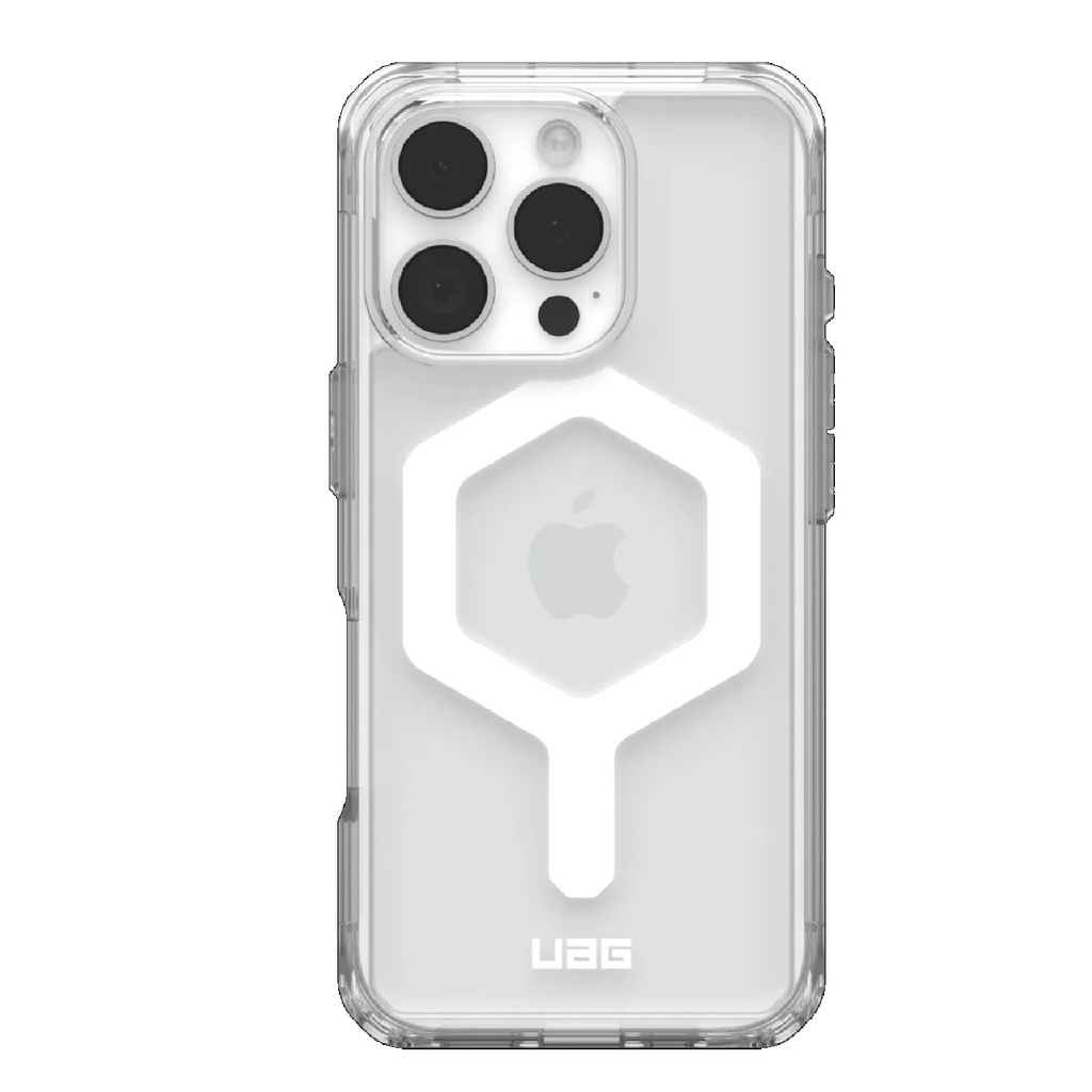 840283915239 UAG Plyo MagSafe Apple iPhone 16 Pro Max (6.9") Rugged Case - Ice/White (114481114341), 16ft. Drop Protection (4.8M), 10 Years Warranty