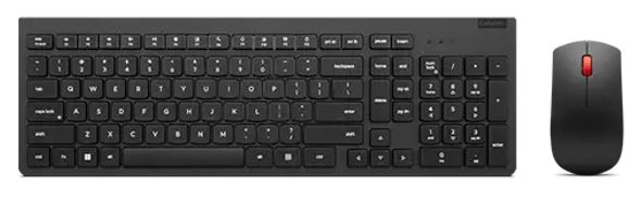 195892093725 Lenovo Essential Wireless Combo Keyboard  Mouse Gen2 Low Profile Adjustable Tilt Leg Spill Resistant 1600DPI 3 buttons Optical Sensor 18mths Battery