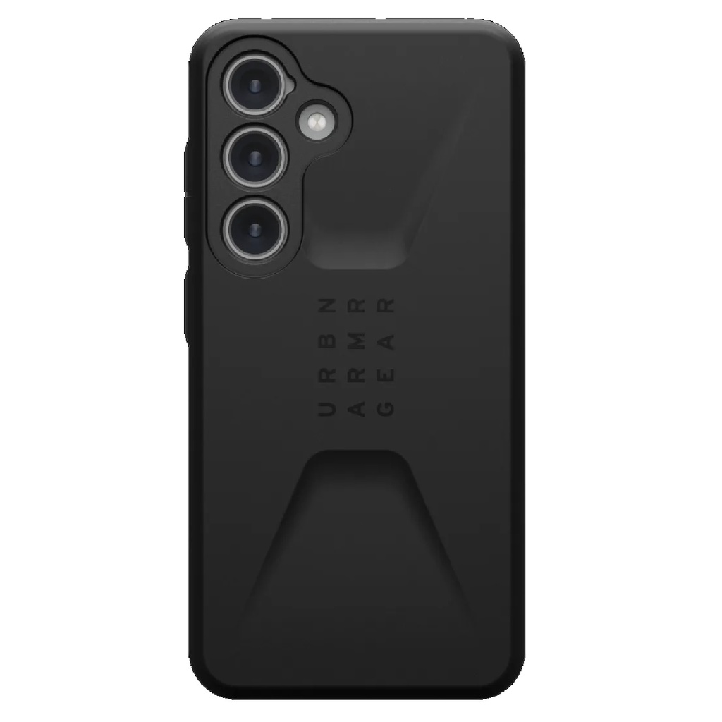 840283913044 UAG Civilian Samsung Galaxy S24 5G (6.2") Rugged Case - Black (214437114040), 20ft. Drop Protection (6M), Raised Screen Surround,10 Years Warranty