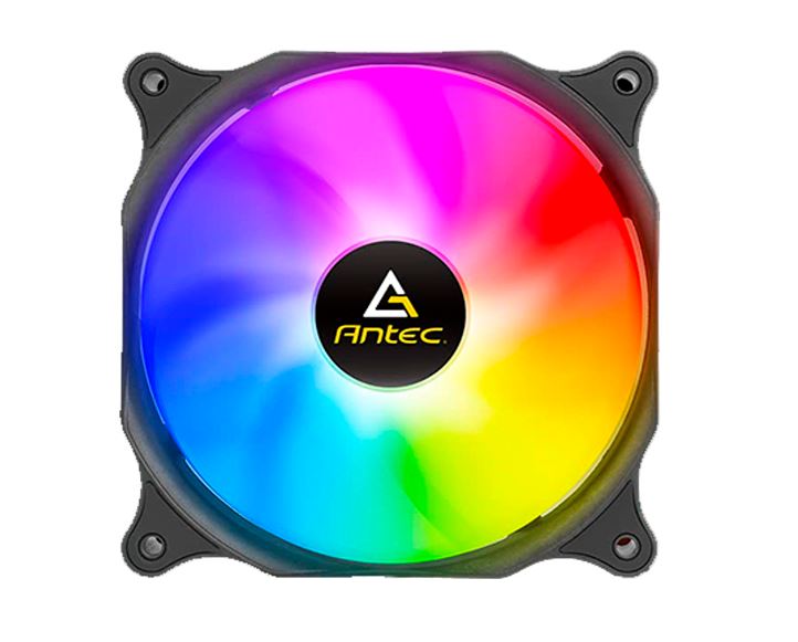 761345400145 Antec F12 Racing ARGB PWM Full Spectrum ARGB lighting and efficient cooling. Visual appealing and Heat dissipation, Hydraulic Bearing 120mm Case Fan