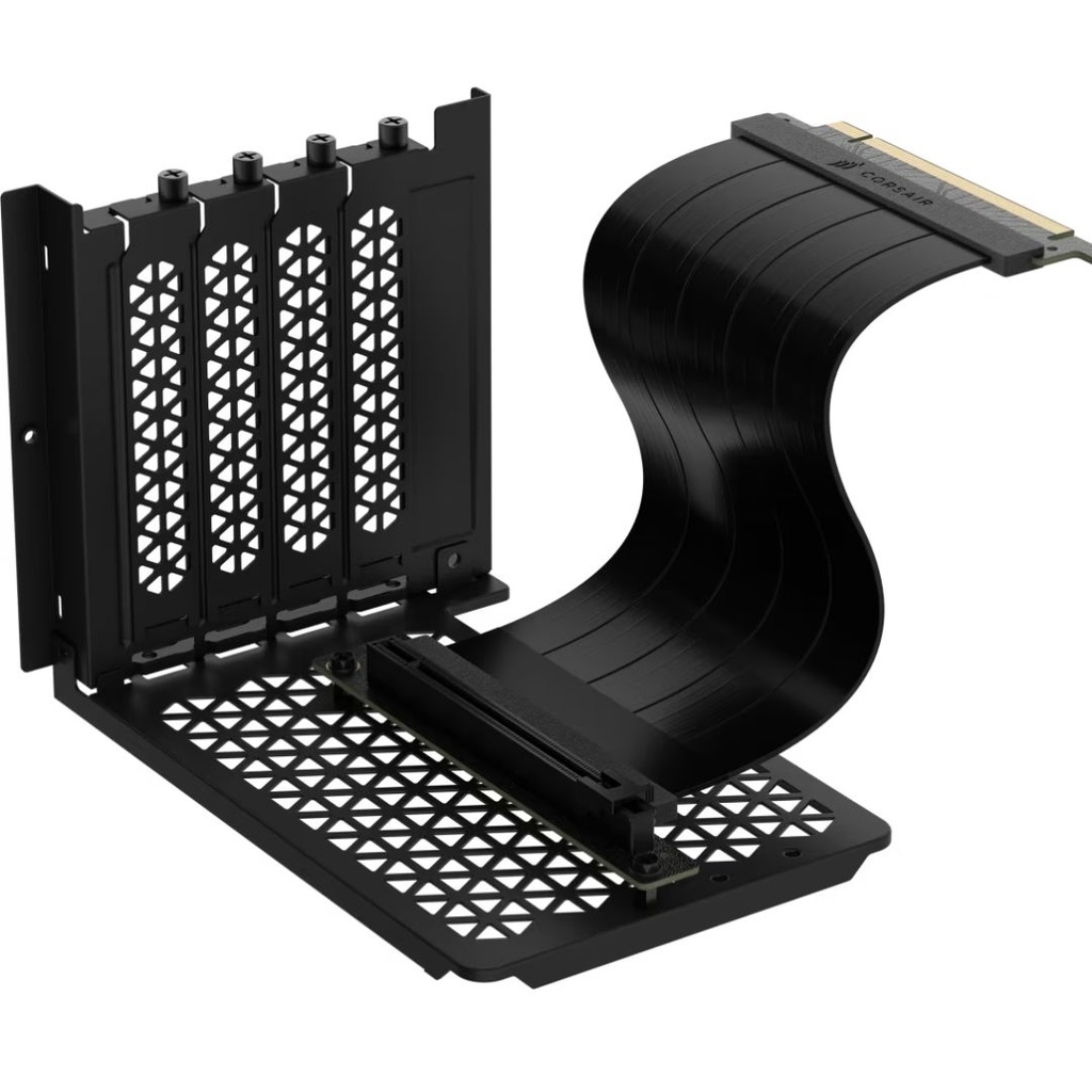 840006682783 Corsair 6500 Series Vertical GPU Mount Kit - Black  *Compatible with CORSAIR 6500 Series cases only