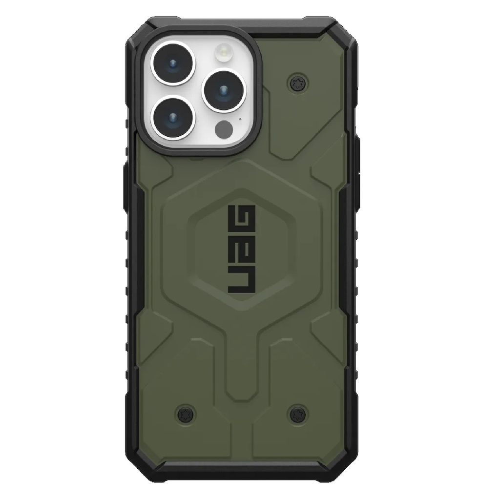 840283909931 UAG Pathfinder MagSafe Apple iPhone 15 Pro Max (6.7") Rugged Case - Olive Drab(114301117272),18ft. Drop Protection(5.4M), 10 Years Warranty