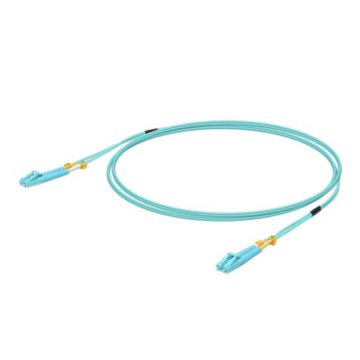 817882020442 Ubiquiti MultiMode 10 Gbps OM3 Duplex LC Cable, 2m Length, Single Unit,10 Gbps Throughput, LC-LC Connector,  2Yr Warr