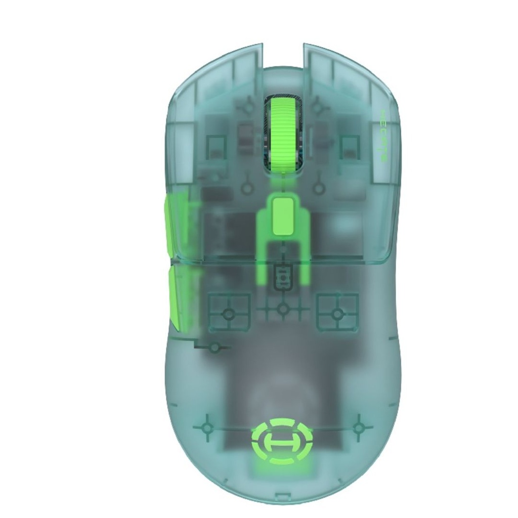 6923520247806 Edifier G3M Pro Tri-Mode Wireless Gaming Mouse -Transparent GREEN 26000 DPI 70 hours battery lifespan Three-Way Wireless Connectivity