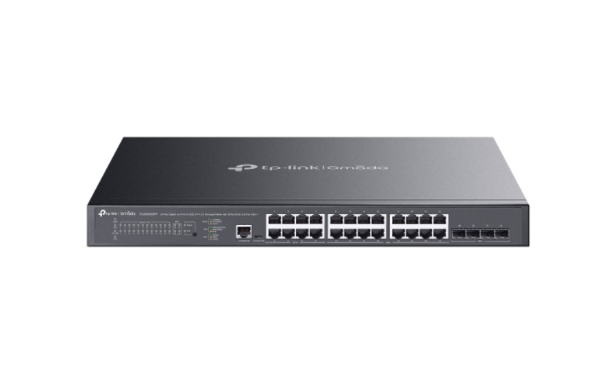 8885020620856 TP-Link SG3428XMPP Omada 24-Port Gigabit and 4-Port 10GE SFP+ L2+ Managed Switch with 16-Port PoE+  8-Port PoE++