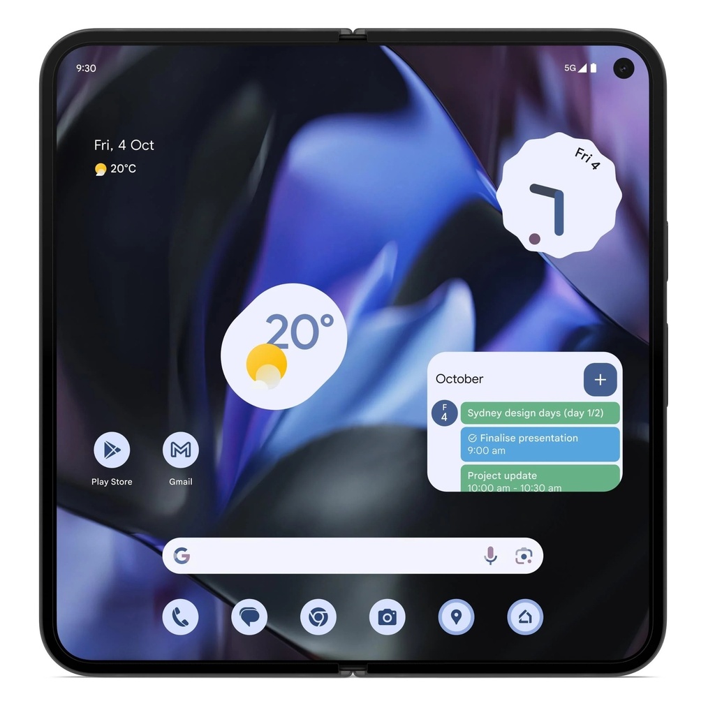 840353909960 Google Pixel 9 Pro Fold 5G 512GB - Obsidian (GA05799-US)*AU STOCK*, 8.0", OLED, 120Hz, 16GB/512GB, 48MP/10MP, Single SIM + eSIM, 2 Years Warranty