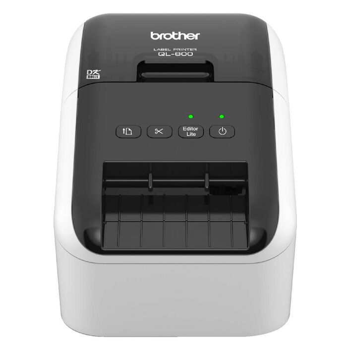 4977766775076 Brother QL-800 HIGH SPEED PROFESSIONAL PC/MAC LABEL PRINTER / UP TO 62MM WITH BLACK/RED PRINTING (*DK-22251 required)